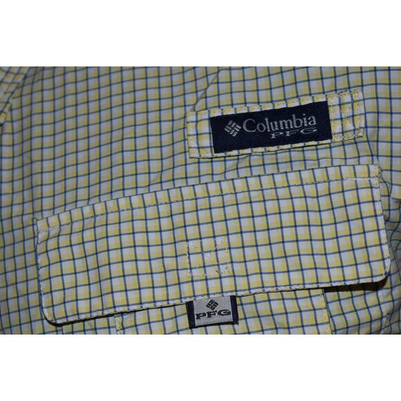 Columbia PFG Performance Fishing Gear Shirt Super Bahama Nylon Mens Size Medium - Picture 3 of 8